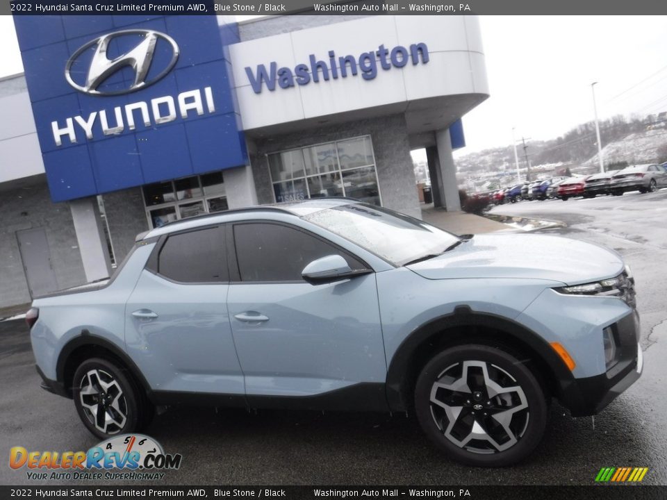 2022 Hyundai Santa Cruz Limited Premium AWD Blue Stone / Black Photo #2