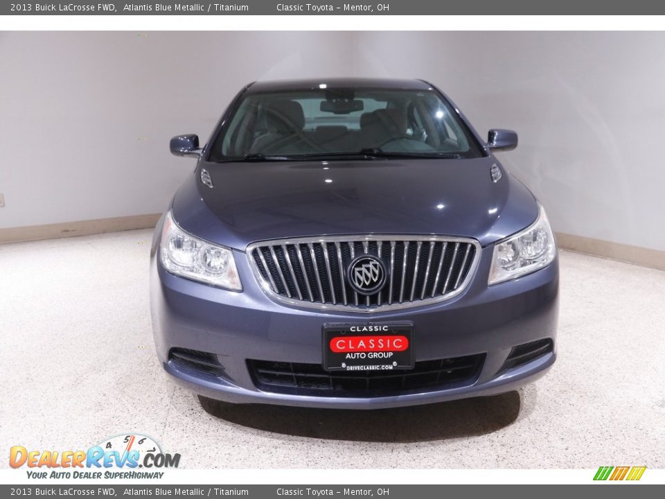 2013 Buick LaCrosse FWD Atlantis Blue Metallic / Titanium Photo #2