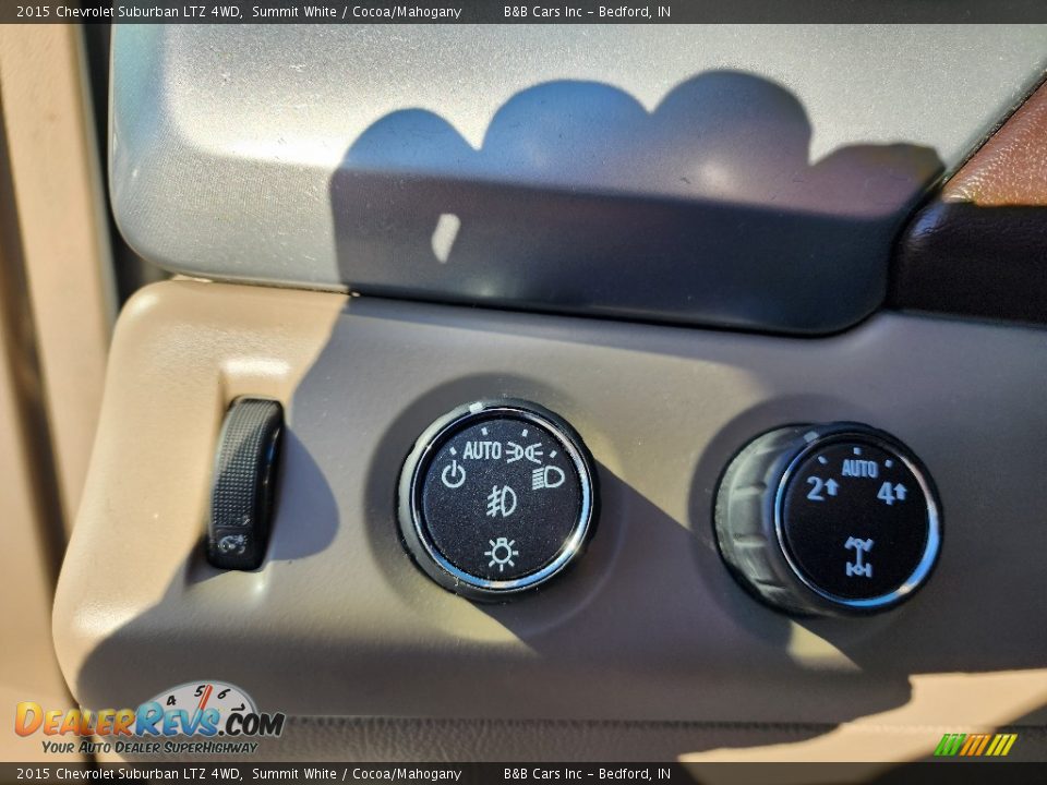 2015 Chevrolet Suburban LTZ 4WD Summit White / Cocoa/Mahogany Photo #14