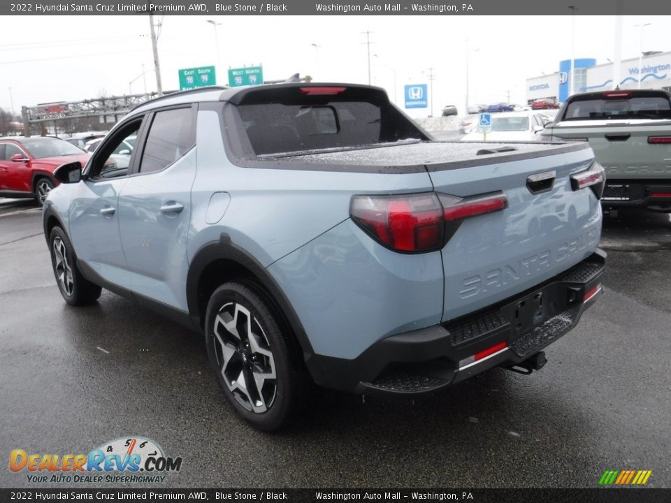 2022 Hyundai Santa Cruz Limited Premium AWD Blue Stone / Black Photo #7