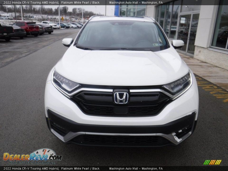 2022 Honda CR-V Touring AWD Hybrid Platinum White Pearl / Black Photo #5