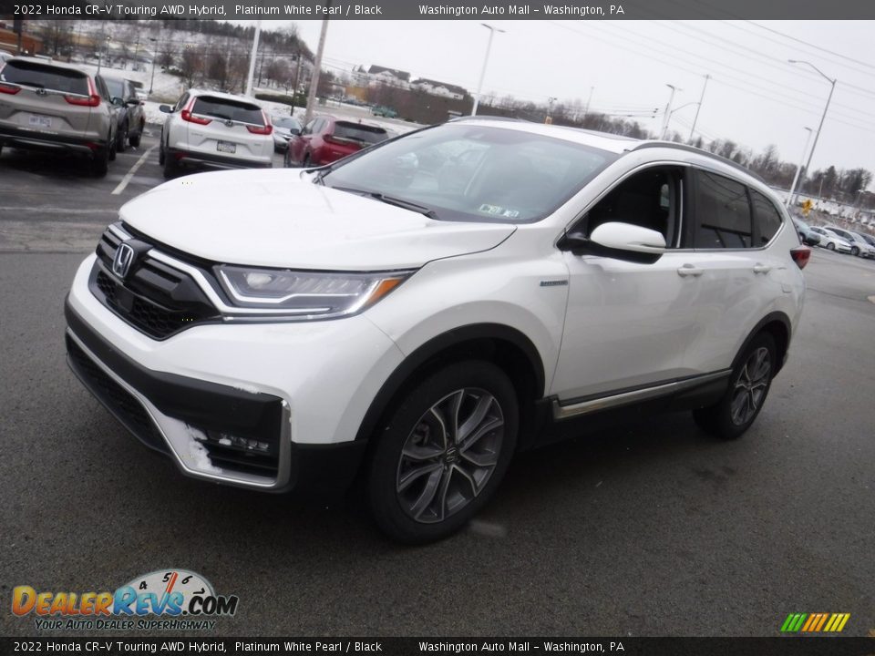 2022 Honda CR-V Touring AWD Hybrid Platinum White Pearl / Black Photo #6