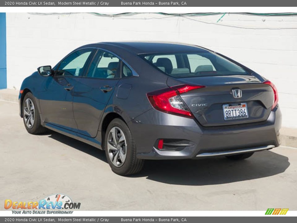 2020 Honda Civic LX Sedan Modern Steel Metallic / Gray Photo #2