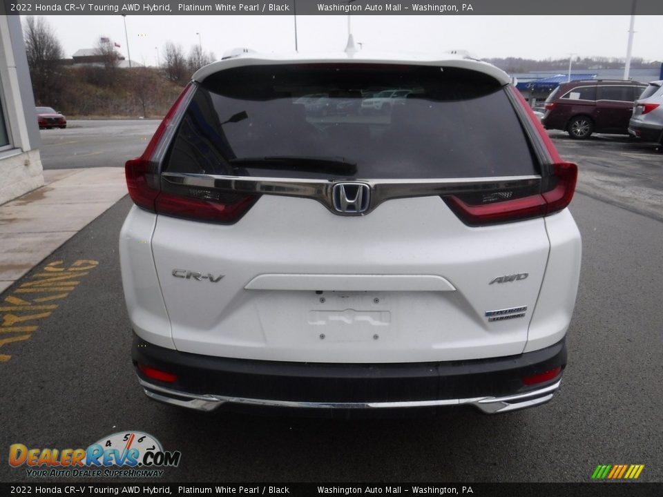 2022 Honda CR-V Touring AWD Hybrid Platinum White Pearl / Black Photo #8