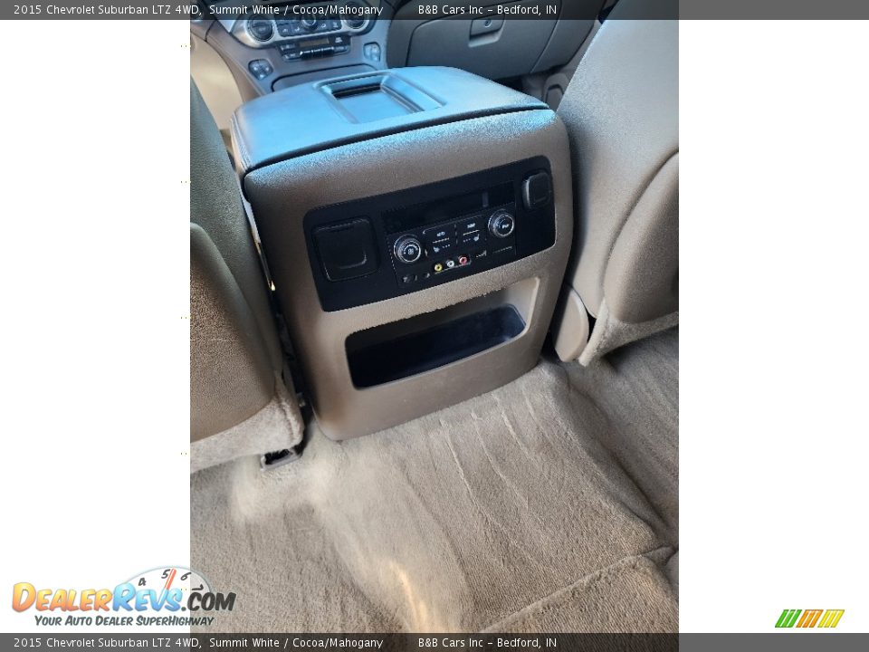 2015 Chevrolet Suburban LTZ 4WD Summit White / Cocoa/Mahogany Photo #23