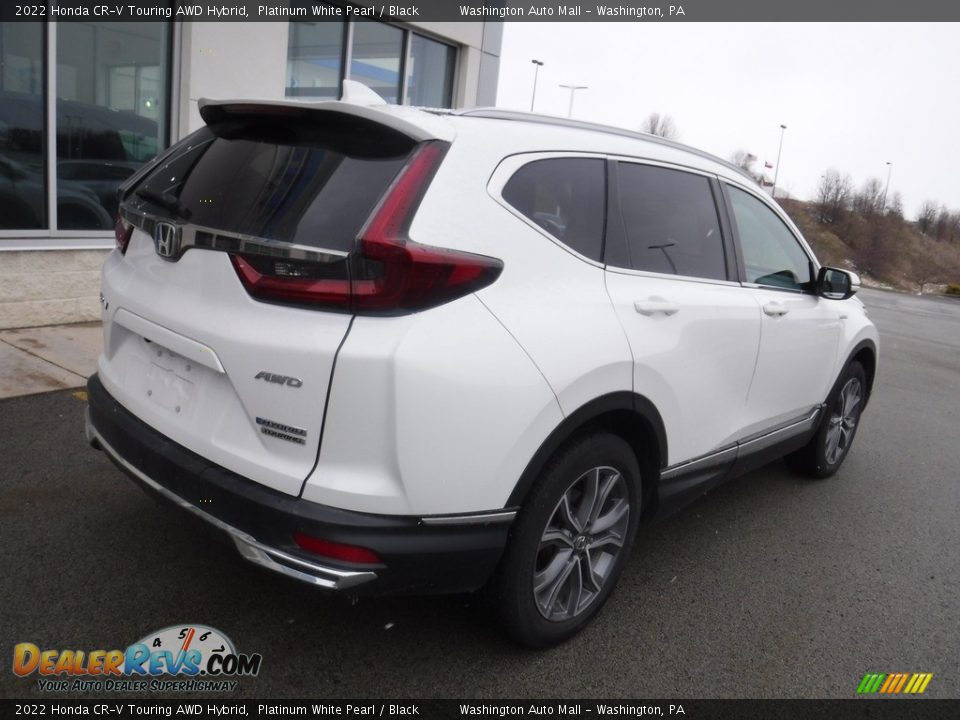 2022 Honda CR-V Touring AWD Hybrid Platinum White Pearl / Black Photo #9