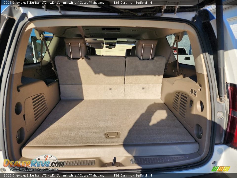 2015 Chevrolet Suburban LTZ 4WD Summit White / Cocoa/Mahogany Photo #27