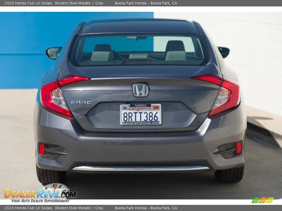 2020 Honda Civic LX Sedan Modern Steel Metallic / Gray Photo #11