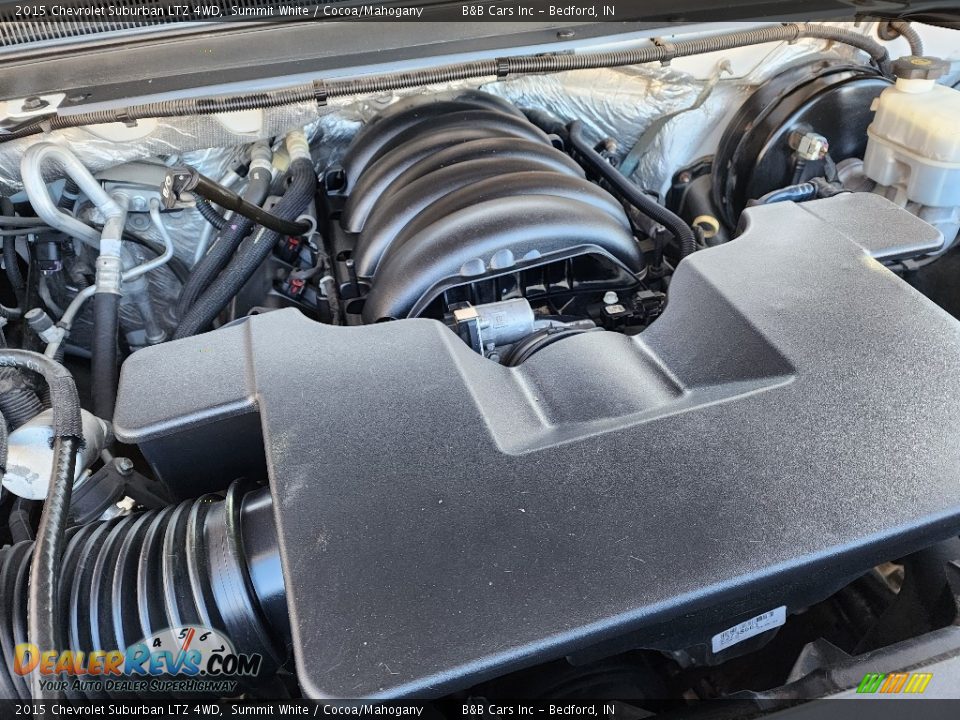 2015 Chevrolet Suburban LTZ 4WD Summit White / Cocoa/Mahogany Photo #33