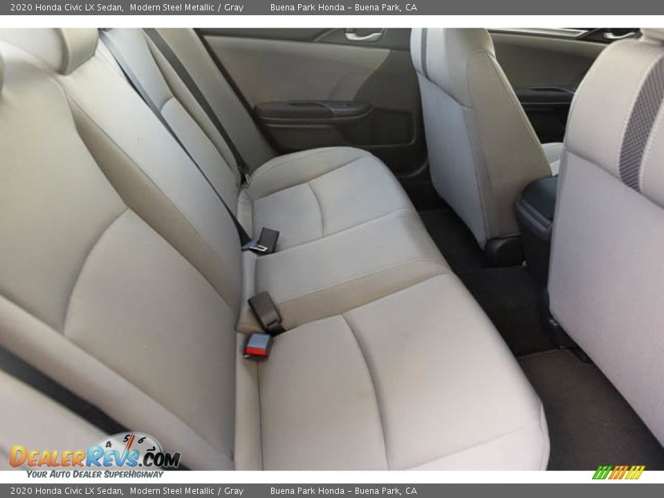 2020 Honda Civic LX Sedan Modern Steel Metallic / Gray Photo #20