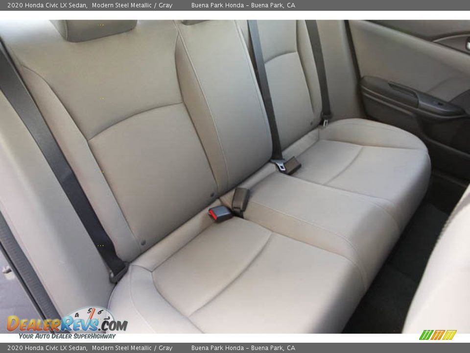2020 Honda Civic LX Sedan Modern Steel Metallic / Gray Photo #21