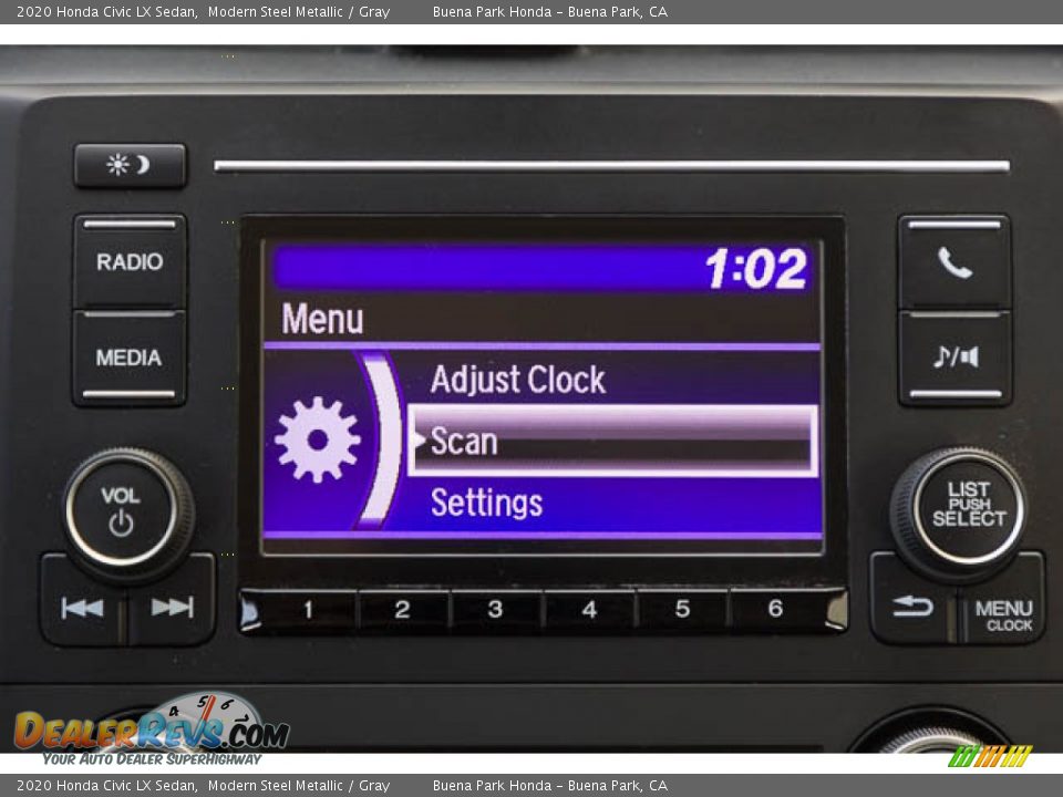 2020 Honda Civic LX Sedan Modern Steel Metallic / Gray Photo #25