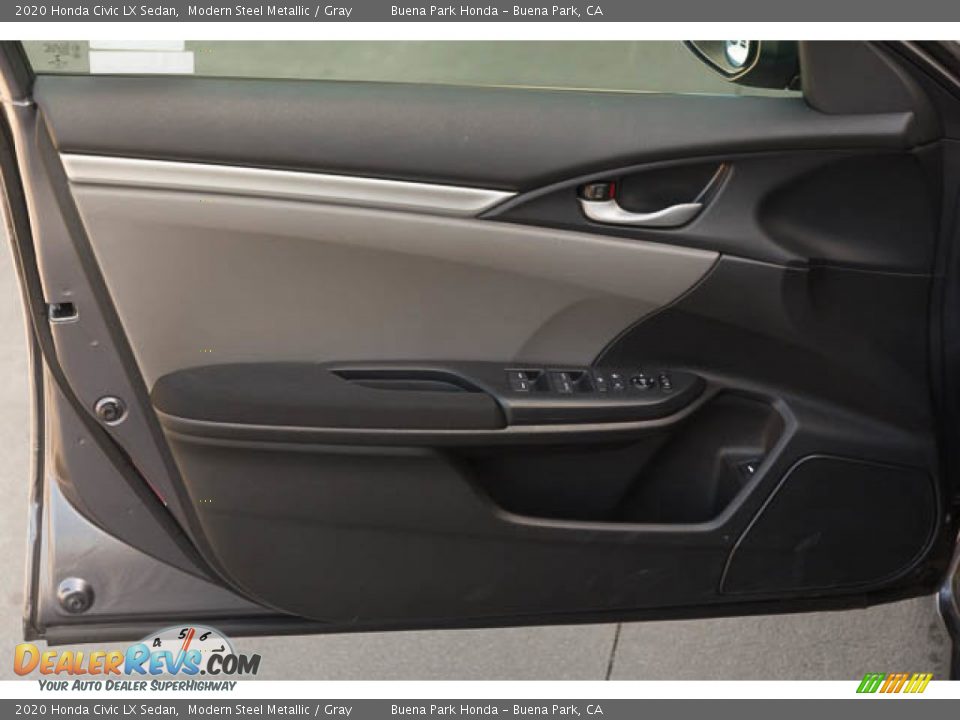 2020 Honda Civic LX Sedan Modern Steel Metallic / Gray Photo #28