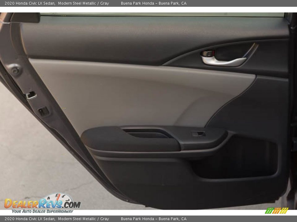 2020 Honda Civic LX Sedan Modern Steel Metallic / Gray Photo #30
