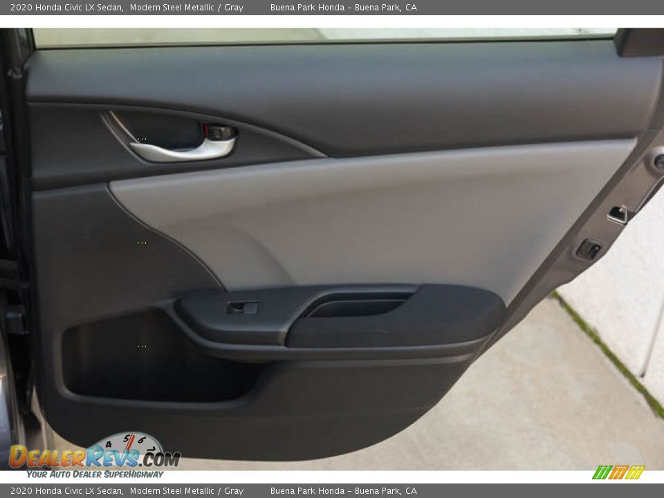 2020 Honda Civic LX Sedan Modern Steel Metallic / Gray Photo #32