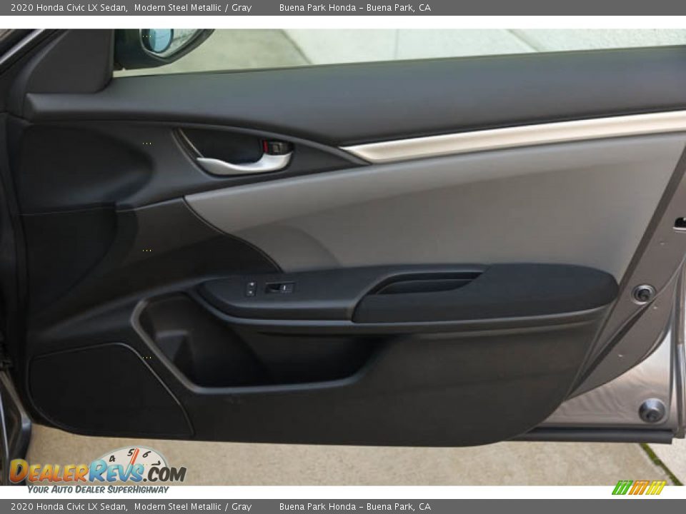 2020 Honda Civic LX Sedan Modern Steel Metallic / Gray Photo #33