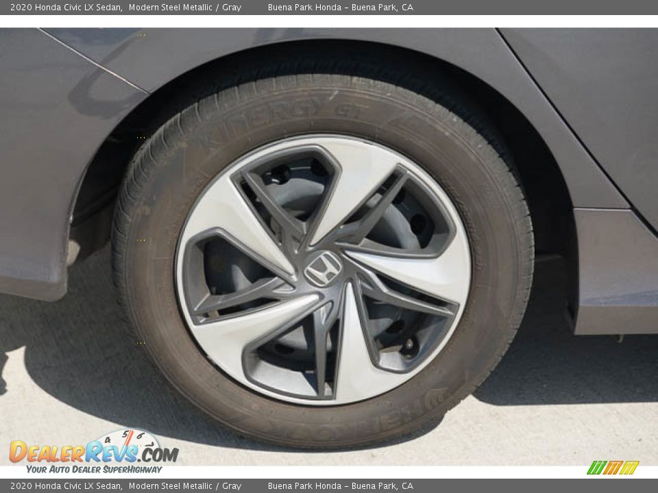 2020 Honda Civic LX Sedan Modern Steel Metallic / Gray Photo #34