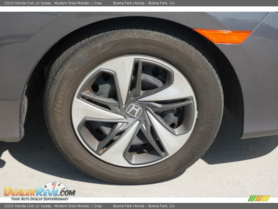 2020 Honda Civic LX Sedan Modern Steel Metallic / Gray Photo #35