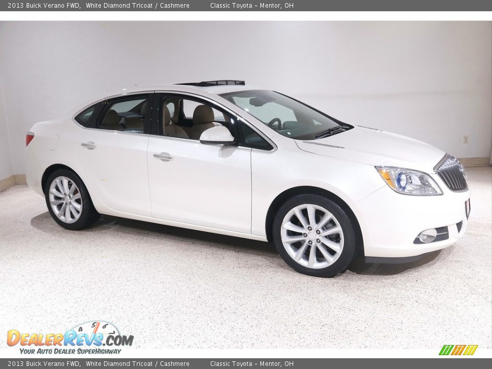 2013 Buick Verano FWD White Diamond Tricoat / Cashmere Photo #1