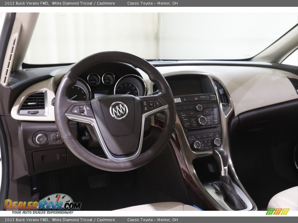 2013 Buick Verano FWD White Diamond Tricoat / Cashmere Photo #6
