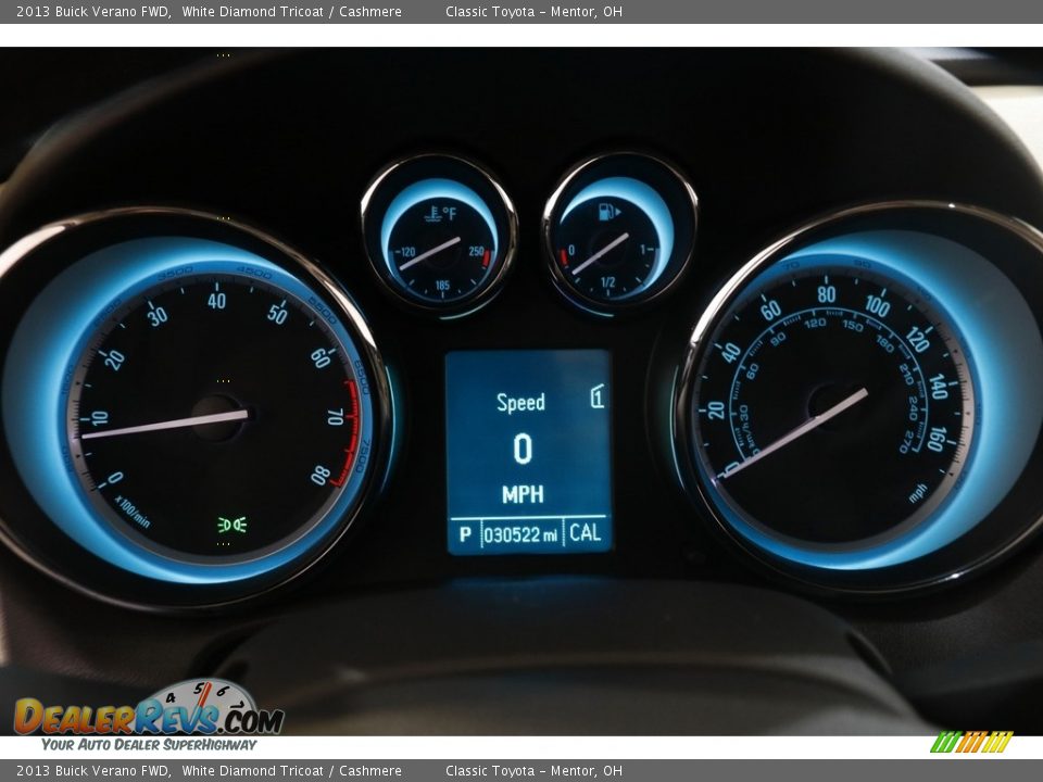 2013 Buick Verano FWD White Diamond Tricoat / Cashmere Photo #8