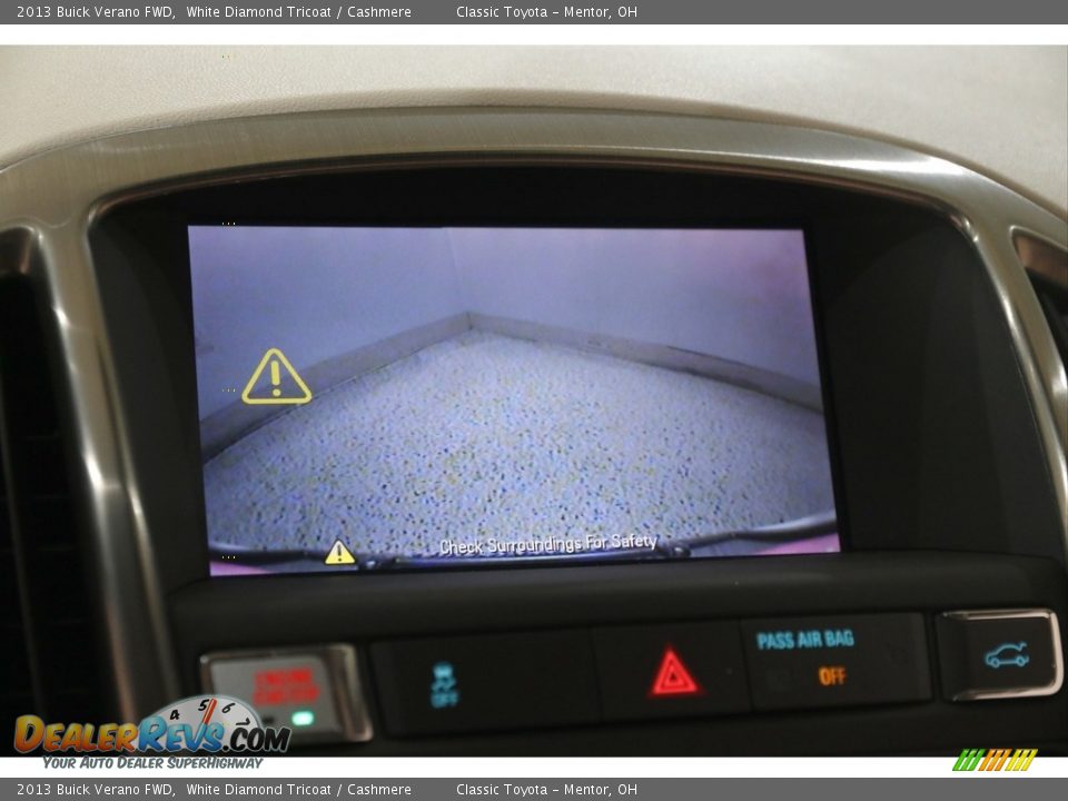 2013 Buick Verano FWD White Diamond Tricoat / Cashmere Photo #12