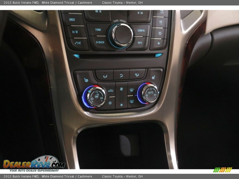 2013 Buick Verano FWD White Diamond Tricoat / Cashmere Photo #13