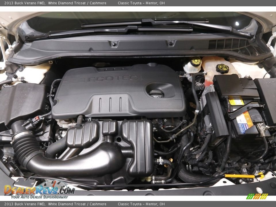 2013 Buick Verano FWD White Diamond Tricoat / Cashmere Photo #19