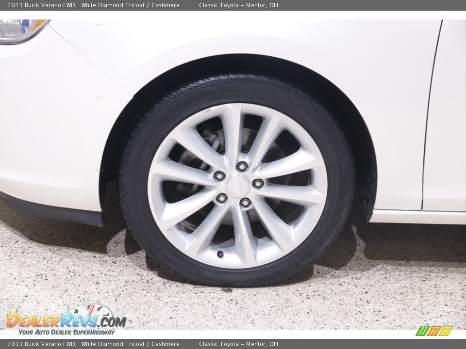 2013 Buick Verano FWD White Diamond Tricoat / Cashmere Photo #20