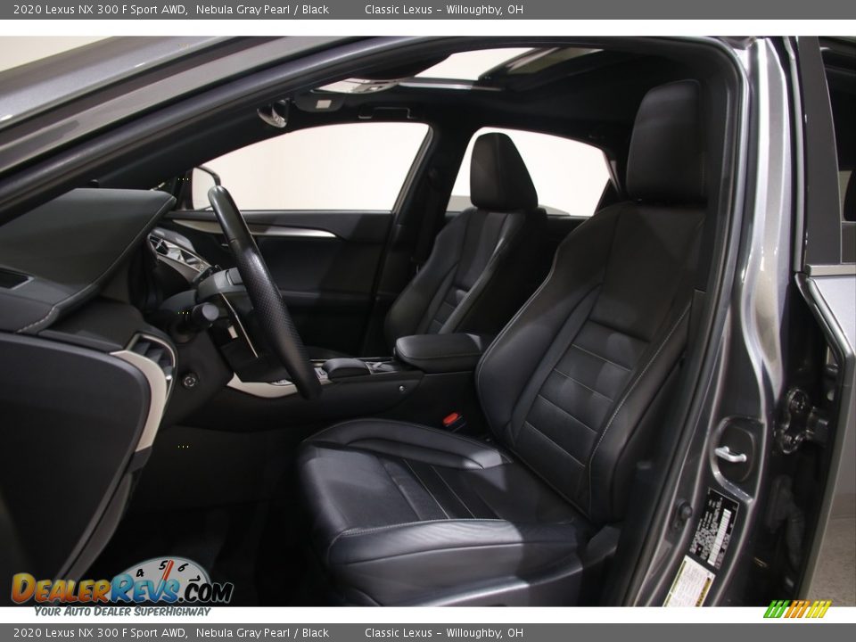 Black Interior - 2020 Lexus NX 300 F Sport AWD Photo #5