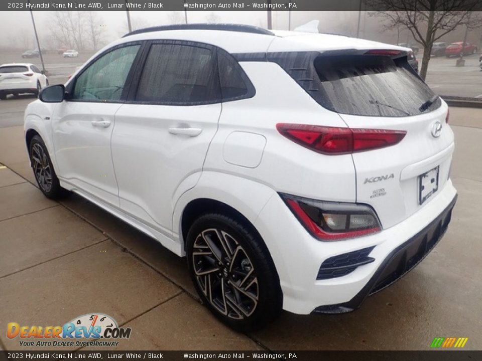 2023 Hyundai Kona N Line AWD Lunar White / Black Photo #5