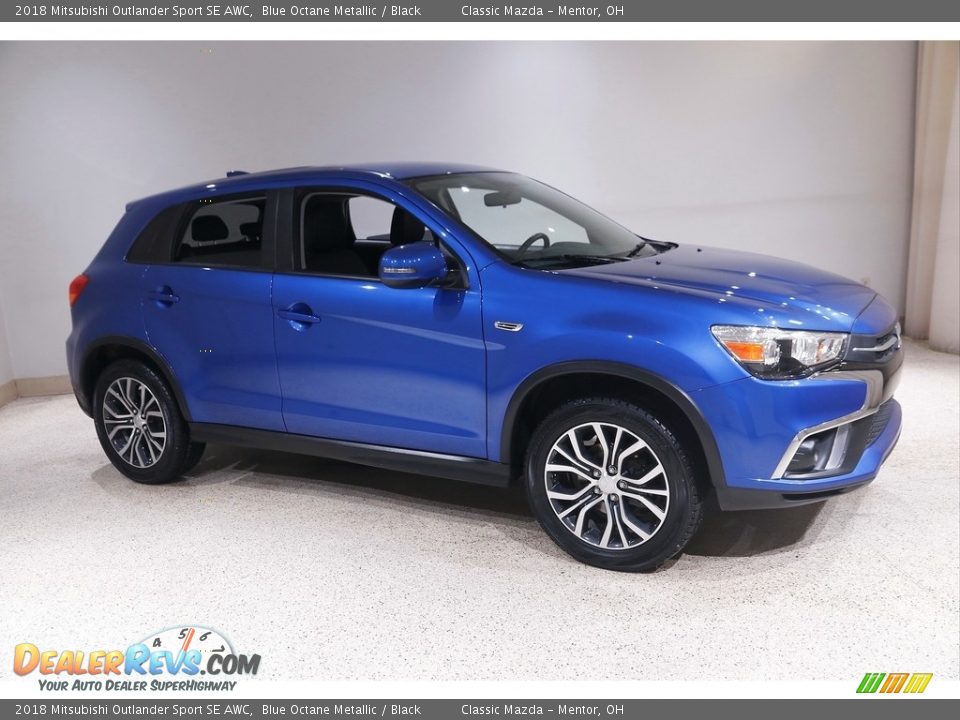 Blue Octane Metallic 2018 Mitsubishi Outlander Sport SE AWC Photo #1