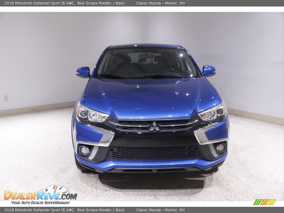 2018 Mitsubishi Outlander Sport SE AWC Blue Octane Metallic / Black Photo #2