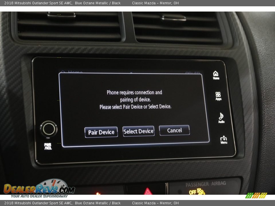 Controls of 2018 Mitsubishi Outlander Sport SE AWC Photo #11