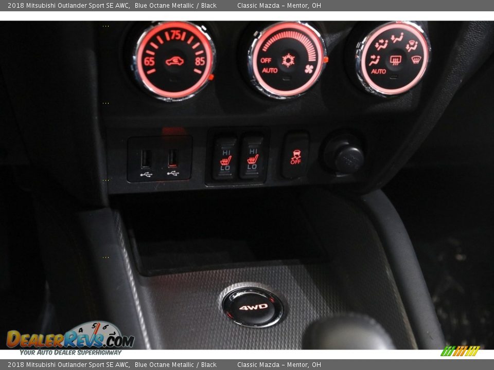 Controls of 2018 Mitsubishi Outlander Sport SE AWC Photo #15