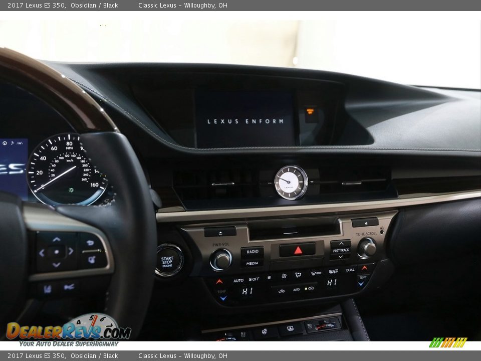 2017 Lexus ES 350 Obsidian / Black Photo #10