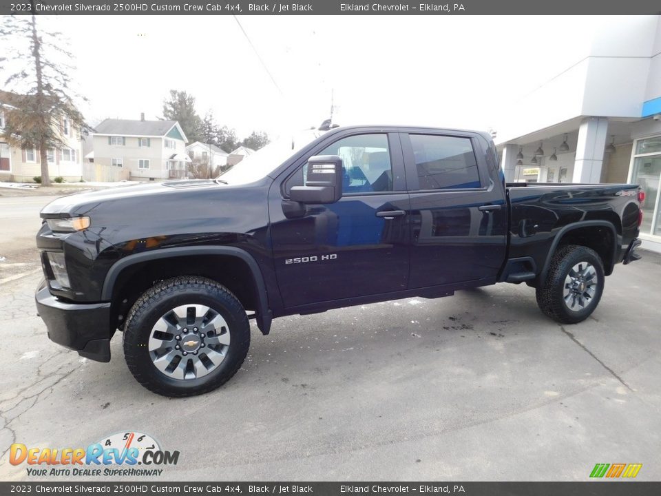 2023 Chevrolet Silverado 2500HD Custom Crew Cab 4x4 Black / Jet Black Photo #1