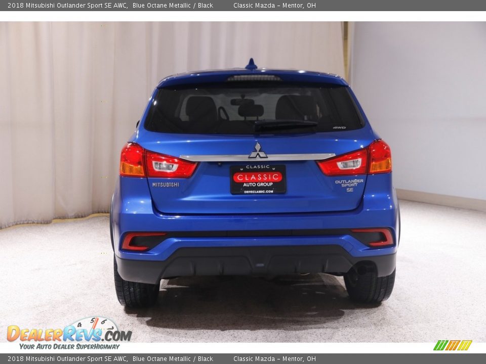 2018 Mitsubishi Outlander Sport SE AWC Blue Octane Metallic / Black Photo #20