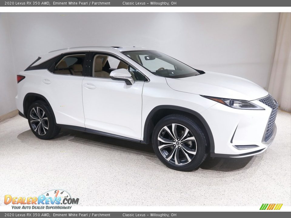 2020 Lexus RX 350 AWD Eminent White Pearl / Parchment Photo #1