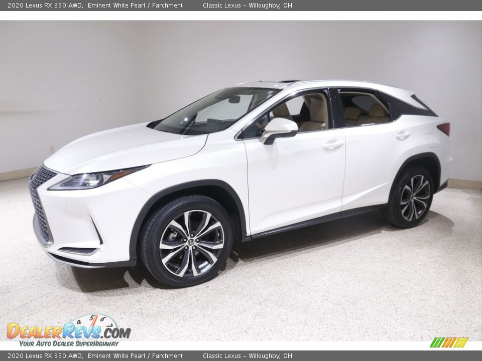 2020 Lexus RX 350 AWD Eminent White Pearl / Parchment Photo #3