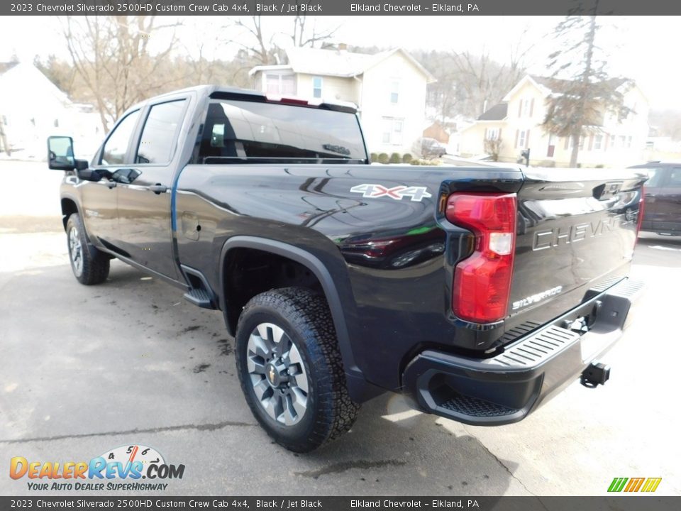 2023 Chevrolet Silverado 2500HD Custom Crew Cab 4x4 Black / Jet Black Photo #12