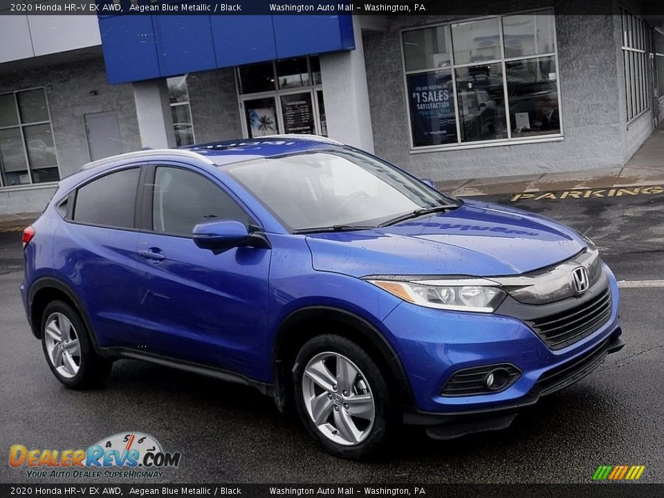 Front 3/4 View of 2020 Honda HR-V EX AWD Photo #1