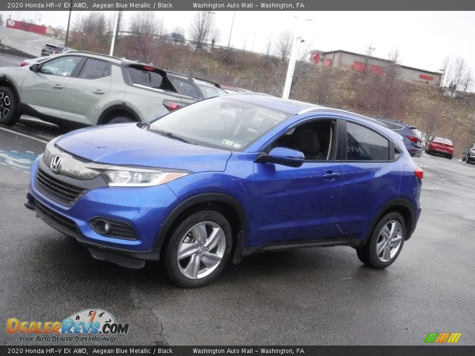 2020 Honda HR-V EX AWD Aegean Blue Metallic / Black Photo #5