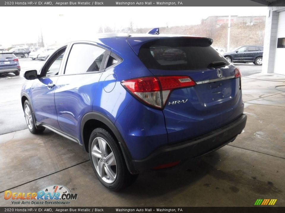 2020 Honda HR-V EX AWD Aegean Blue Metallic / Black Photo #8