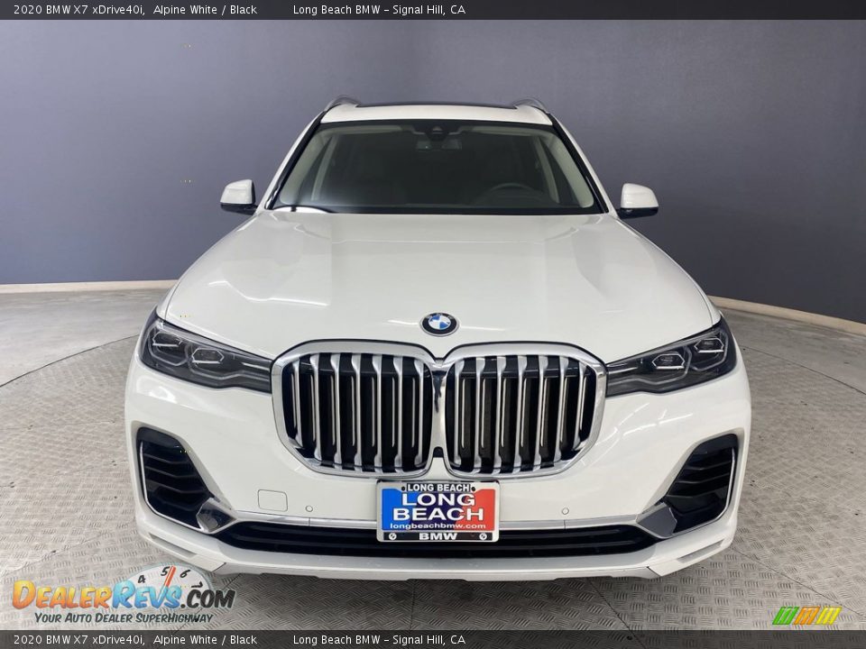 2020 BMW X7 xDrive40i Alpine White / Black Photo #2