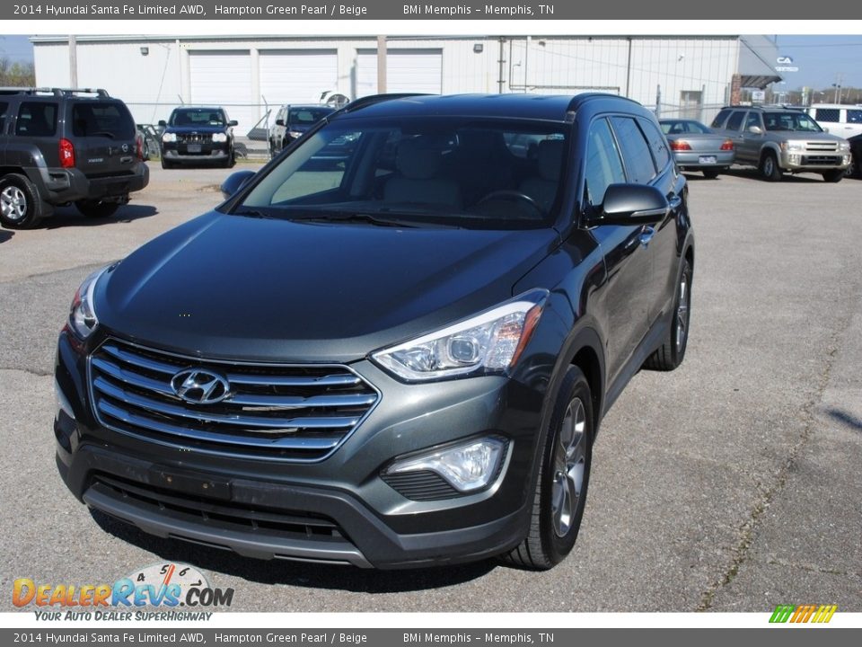 2014 Hyundai Santa Fe Limited AWD Hampton Green Pearl / Beige Photo #1