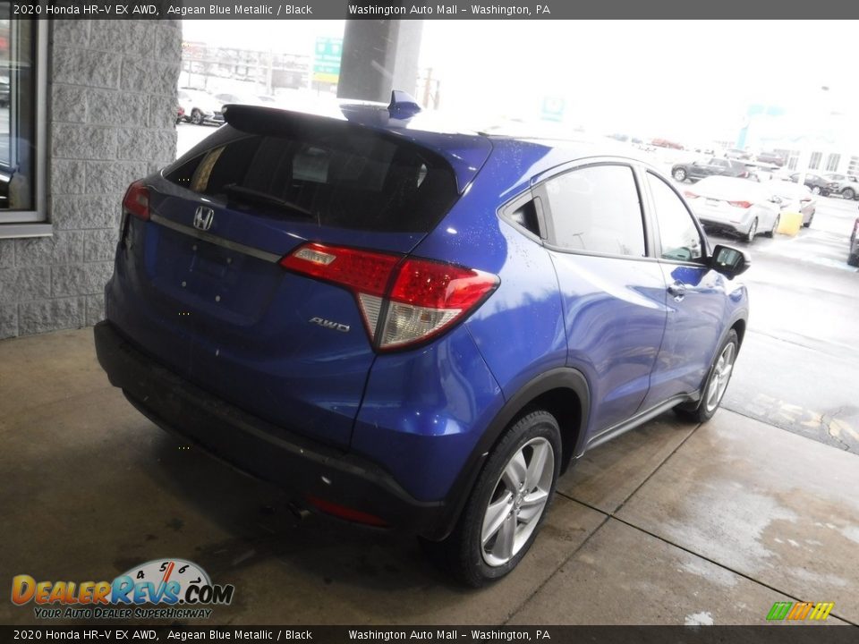 2020 Honda HR-V EX AWD Aegean Blue Metallic / Black Photo #11