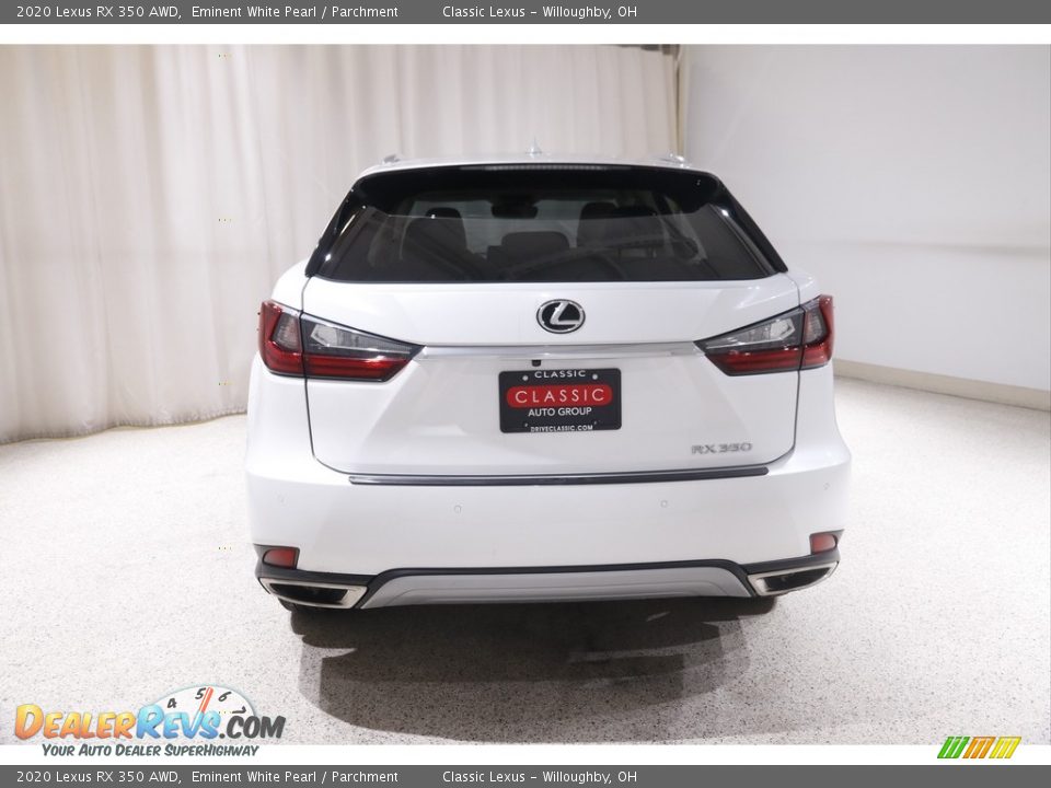 2020 Lexus RX 350 AWD Eminent White Pearl / Parchment Photo #20