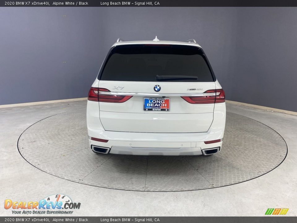 2020 BMW X7 xDrive40i Alpine White / Black Photo #4