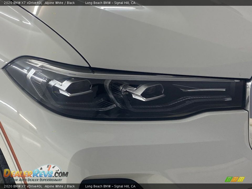 2020 BMW X7 xDrive40i Alpine White / Black Photo #6